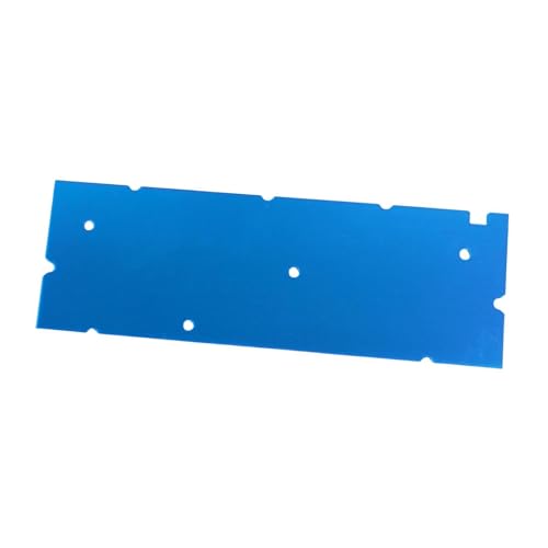 Carcasa de teclado azul con placa de luz para setup gaming 5