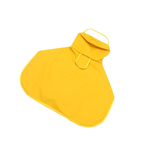 Abaodam 1Pc Hooded Dog Raincoat Stylish Pet Rain Jacket for Outdoor Activities Easy to Wear for Walking Jogging and Traveling Rainy Weather