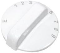 Cannon Oven White Oven Control Knob. Genuine Part Number C00237727