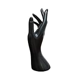 GOOPEEG Schmuckständer Schmuckhalter, Damen Hand Schaufensterpuppe Handschmuck Armband Ring Handschuh Display Aufbewahrungsregal Schmuckbaum(Black)