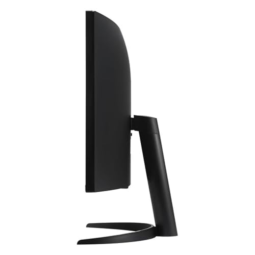 Image of LG 34 Inch WQHD (3440x1440) Curved Smart Monitor, 100Hz, HDR10, 99% sRGB, webOS 23, Screen Share, Built-in Speakers, AirPlay 2, Flicker Free, Includes Wireless Screen Mirroring, HDMI, USB-A,Black