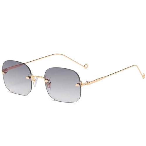 Lunettes de soleil sans monture rétro femme pour affirmer votre style cet été