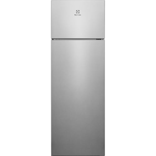 Electrolux LTB1AE28U0, Frigorifero Combinato a Libera Installazione, Serie 500 con Tecnologia ColdSense, Altezza 161 cm, Capacità Totale 244 L, Controllo Elettronico della Temperatura, 40 dB, Inox