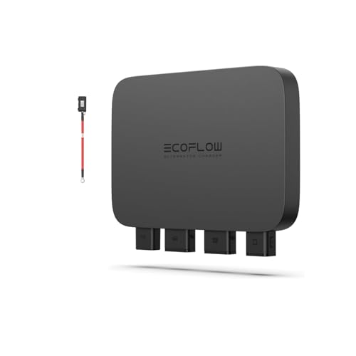 EcoFlow 800W Alternator Charger �I���^�l�[�^�[�`���[�W���[+�q���[�Y�P�[�u�� ���s�[�d�� �|�[�^�u���d���`���[�W���[ �G�R�t���[ 800W���o�� 1.3���Ԃ�1000Wh�}���[�d �[�d�E�t�[�d�E�o�b�e���[�����e�i���X3���[