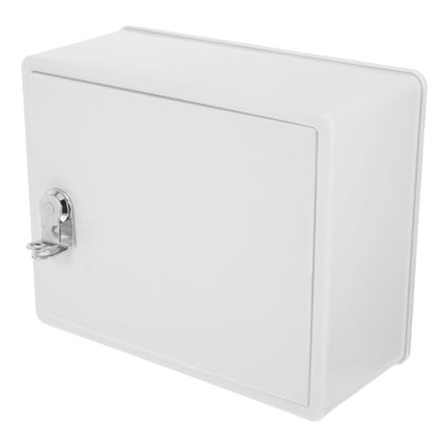 DIYEAH Contenitore Per Conservazione Del Latte Montato Parete Con Serratura Scatola Di Distribuzione Per Esterni Contenitore Per Latte Con Chiusura Parete Per Uso Domestico e Ufficio