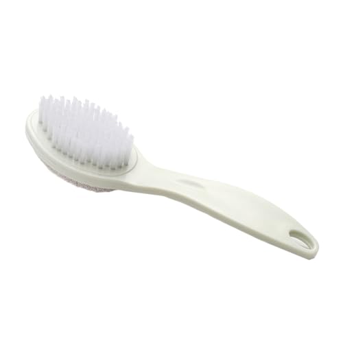 SOESFOUFU Dead Skin Remover for Feet Double-Sided Exfoliating Scrub Bristle Pumice Stone Comfortable Grip Wall Mountable Random