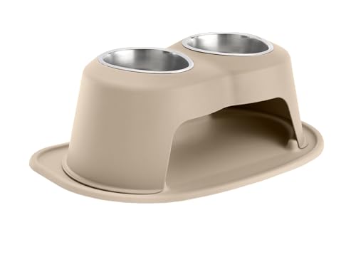 WeatherTech elevated pet feeding system (8in) tan