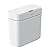 JOYBOS Bathroom Trash Can,3 Gallon Waterproof Automatic Small Bathroom Garbage Can with Lid, Slim Motion Sensor Plastic Narrow Trash Bin for Bedroom, Kitchen, Office,RV White