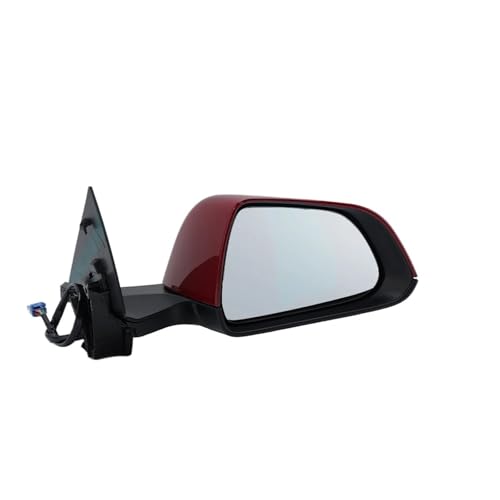 Rétroviseur électrique rabattable rouge foncé pour Tesla Model 3 miroir chauffant droit