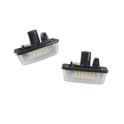 Luces para matrícula de automóvil Toyota Wish Noah Alphard plafón trasero 2 piezas