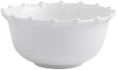 White Ceramic Bowls Household Pearl Point Breakfast Soup Salad Kitchen Tableware