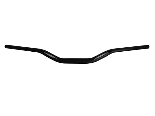 Guidon Accossato Noir pour YAMAHA MT-07 PURE de 2023 à 2025 (CC 700), Plia Media (92 mm), en aluminium, diamètre variable 28,5 mm