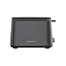 Grundig - TA 5320 Toaster - 7 Bräunungsstufen, 2 Röstfächer - 800 Watt Leistung, Auftau-Funktion, Krümelschublade - Edelstahl-Gehäuse - 20 x 30 x 18 cm - Grau/Terracotta
