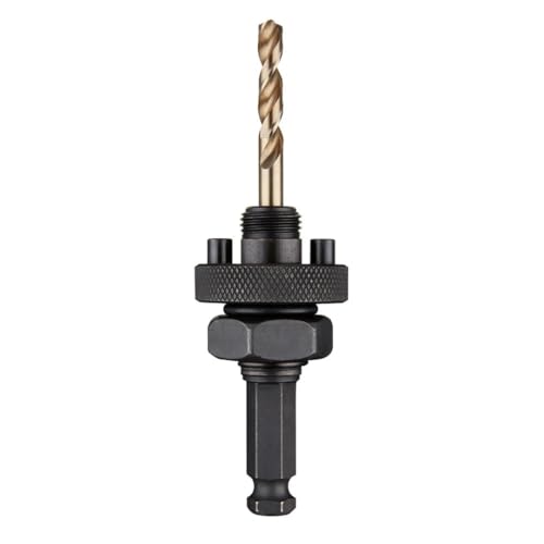 Milwaukee Hole Dozer Carbide Teeth Large Quick-Change Hole Saw Arbor 7/16-Inch Shank Size