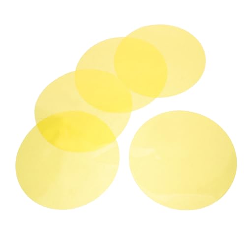 TOBBOMEY 5 Stück Selbstklebende Farbfolien für Lichtstreuer Transparente Diffusorfolien für LED und Spotbeleuchtung Vielseitige Lichtfilter für Wohnzimmer Schlafzimmer und Dekoration
