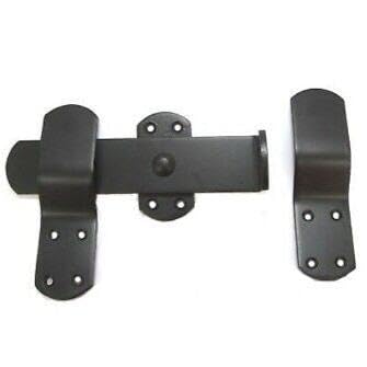 Heavy Duty Black Kick Over Stable Door Latch – Durable Gate Catch Lock for Barns, Stables, and Farm Gates – Rust Resistant, Easy to Install
