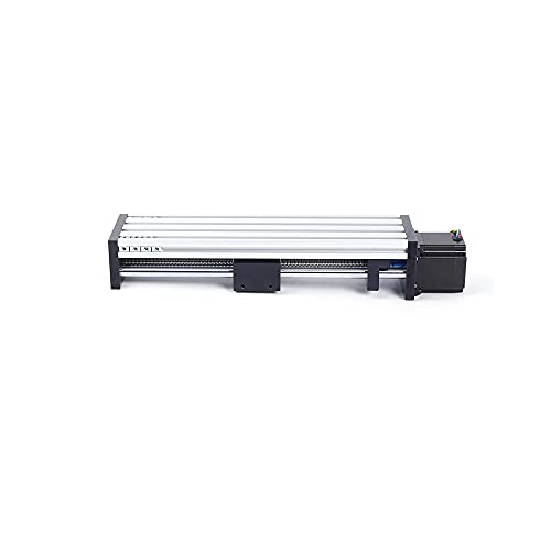 Linear Guide Rail Slide Stage Table with 23 Nema Stepper Motor, Linear Stage Actuator, Linear Slide Guide Rails Ball Screw Guide Sliding Table Slide Rail 200/100mm Stroke (100mm)
