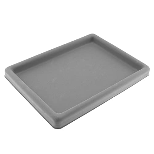 RLECS Bead Design Board Rectangle Plastic Rhinestones Beads Crystal Nail Art Sorting Trays 26.5 x 20 x 2cm Flocked Bead Board