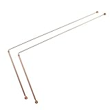 POPETPOP Wünschelruten mit Doppelköpfiger Struktur Langlebig und Multifunktional aus Messing 2 Stück für Wasserpendel und Outdoor Abenteuer Geeignet