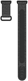 Fitbit Charge 5,Hook and Loop Band,Charcoal,Large