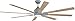 Craftmade FLE70AGV8 Fleming Industrial 70" Outdoor Ceiling Fan with LED Light Kit and Remote & Wall Control, 8 Blades on Energy Saving DC Motor, Aged Galvanized