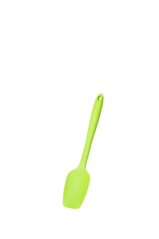 Kochblume Kochlöffel, Backlöffel, Soßenlöffel L & Flexlöffel S 4er Set | Premium-Silikon & BPA frei| Hitzbeständig | Spülmaschinenfest | Farbe: limette