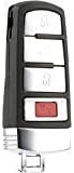 Smart Key Fob Keyless Entry Remote Shell Case & Pad fits 2006-2010 VW Passat (HLO3C0959752N)