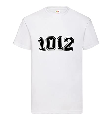 T-shirt pour homme blanc XXXL ample anti-serrage coupe longue confortable 1012