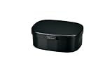 たつみや さっと洗えるお弁当箱 ブラック L 900 30451
