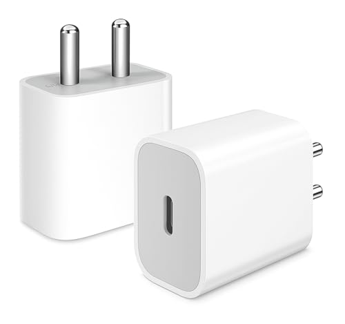 Image of Adapter Compatible for Apple 20W USB-C Power Charger for iPhone, iPad & AirPods, White