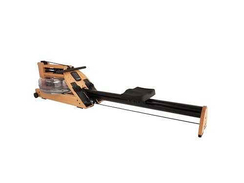 Image of WaterRower Hybrid BLE Oak Rowing Machine with BLE Monitor | USA Made Water Rower | Original Handcrafted Erg Row Machine for Home Use & Gym