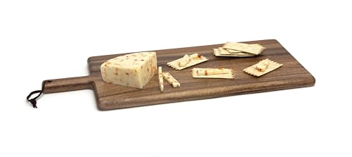 Tabla de cortar y servir de madera de acacia rectangular miniatura 3