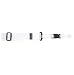 DiMarzio DD2200W 2 Inch Nylon ClipLock Guitar Strap White w/Bonus LuLuRock Picks (x3) 663334000148