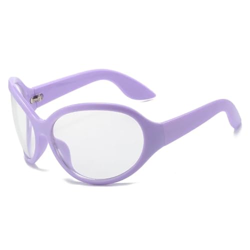 Monture de lunettes ovale look steampunk et vintage rétro pour femme