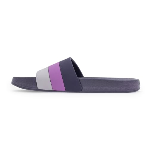 Image of Red Tape Womens Sliders in Slate Blue | Casual Pool Sliders | SLATE BLUE | 3 UK