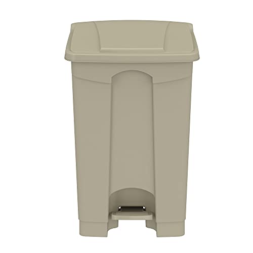 Caneca de basura Safco de plástico 12 galones con pedal miniatura 2