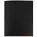 JAM Paper Heavy Duty Plastic Two Pocket Presentation Folder - Black - 108/pack