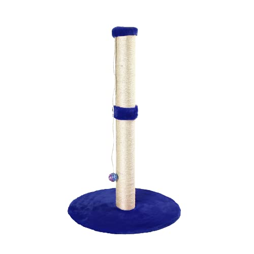 ARRANHADOR PARA GATOS POSTE SISAL G AZUL
