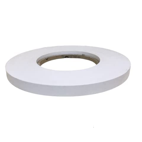 bricoleva.it Rollo de borde para madera Blanco de ABS para muebles de 50 metros lineales de espesor 1 mm - Ribete no precolado - Blanco Cera Altura 24 mm Cover