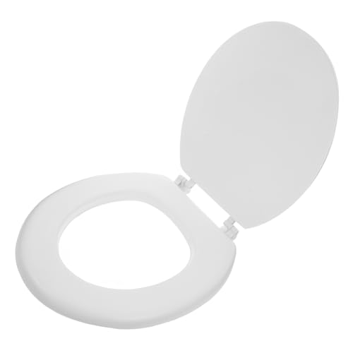 GeRRiT 発泡ソフト便座 クッション厚手 トイレ用便座 交換用トイレふた ホームバスルーム用エルゴ ックサポート付き