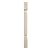 Ekena Millwork COL03X03X35HARW Hamilton Rope Cabinet Column (Top Block: 6 1/8", Bottom Block: 7 1/8"), 3 3/4"W x 3 3/4"D x 35 1/2"H, Rubberwood