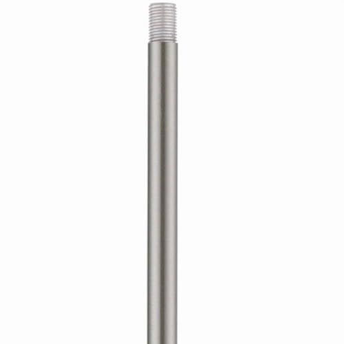 Image of Livex Lighting Brushed Nickel 12 inch Length Rod Extension Stem