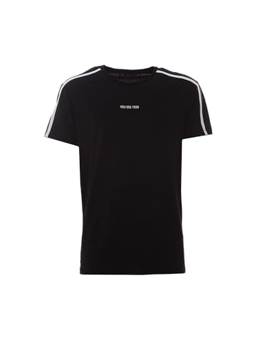 T-Shirt homme noir Yes-zee T750 S200 vêtement mode casual