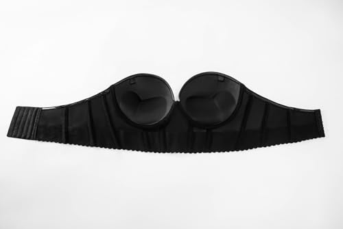 Image of SEA BBOT Women Anti-Slip Strapless Bra Longline Padded Push Up Bra