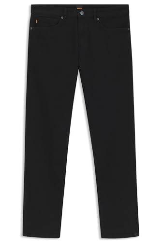 BOSS Herren Re.Maine BC-C Maine Regular-Fit Jeans aus bequemem Stretch-Denim in Stay-Black Schwarz003 36/30