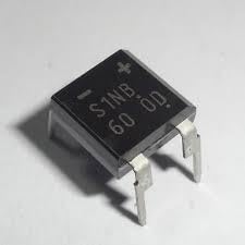 SHINDENGEN S1NB60-7101 1 Phase, 1A, 600V V(RRM), Bridge Rectifier DIODE, DIP-4, Silicon