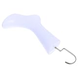 VINTORKY 脚模型挂钩 プラスチック製 耐久素材 薄型マル足マネキン 靴下展示用フック付き 靴下ディスプレイラック 店舗陳列用女性足モデル