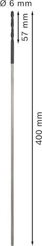 Bosch Accessories Professional Schalungs- und Installationsbohrer (Ø 6 mm)