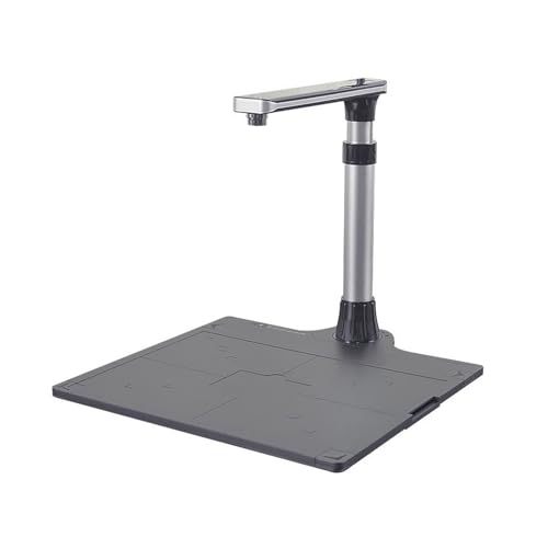 Professional Document Camera with 16MP HD Auto-Lighting, OCR Text Recognition & Adjustable A3/A4 Scanning for Books, Documents & Real-Time Projection