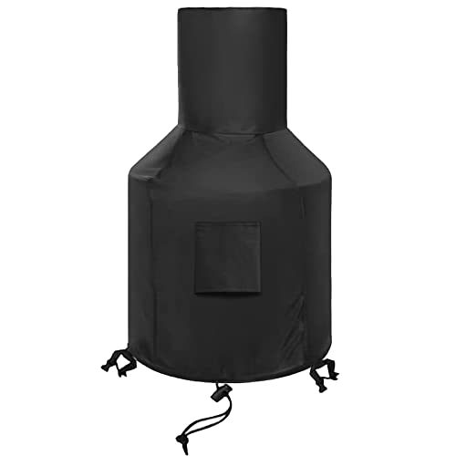 Kovshuiwe Robuste Abdeckung für den Außenbereich, wasserdicht, atmungsaktiv, Oxford-Polyester, für den Kamin Cover